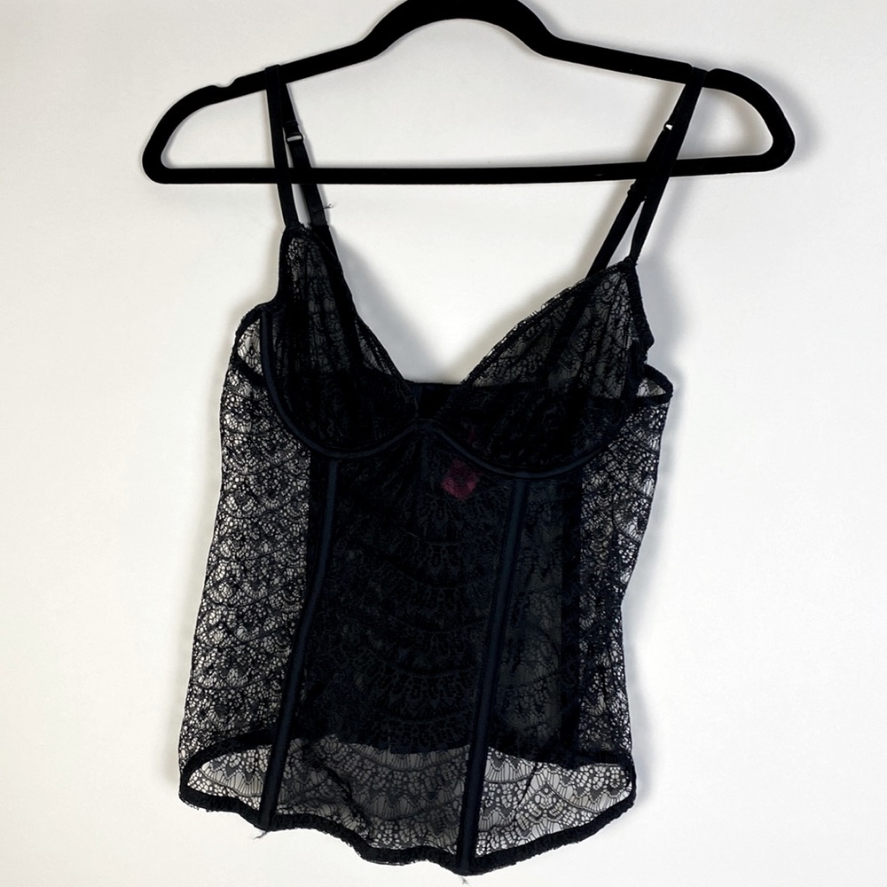 La Senza Structured LACE Corset with Boning! Medium